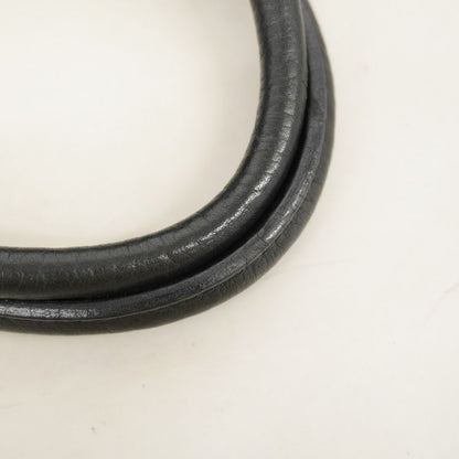 Hermes Tote Bag Petite Santure Canvas Black Silver Hardware □K Engraved Ladies