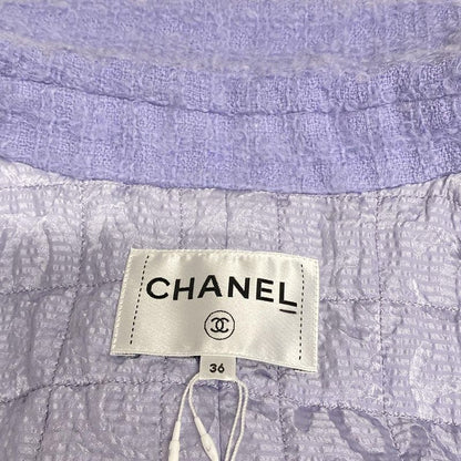Chanel Jacket Size 36 S Women - P71766 Purple Wool