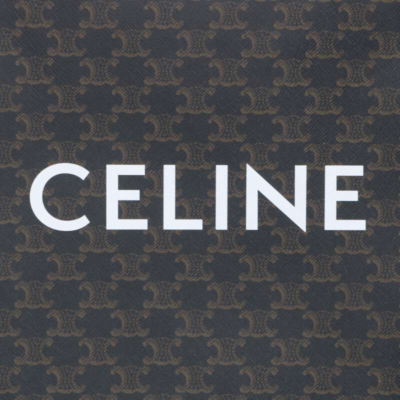 Celine Vertical Cabas Large Triomphe Logo Leather 2WAY Tote Bag Men's