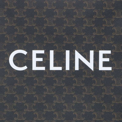 Celine Vertical Cabas Large Triomphe Logo Leather 2WAY Tote Bag Men's