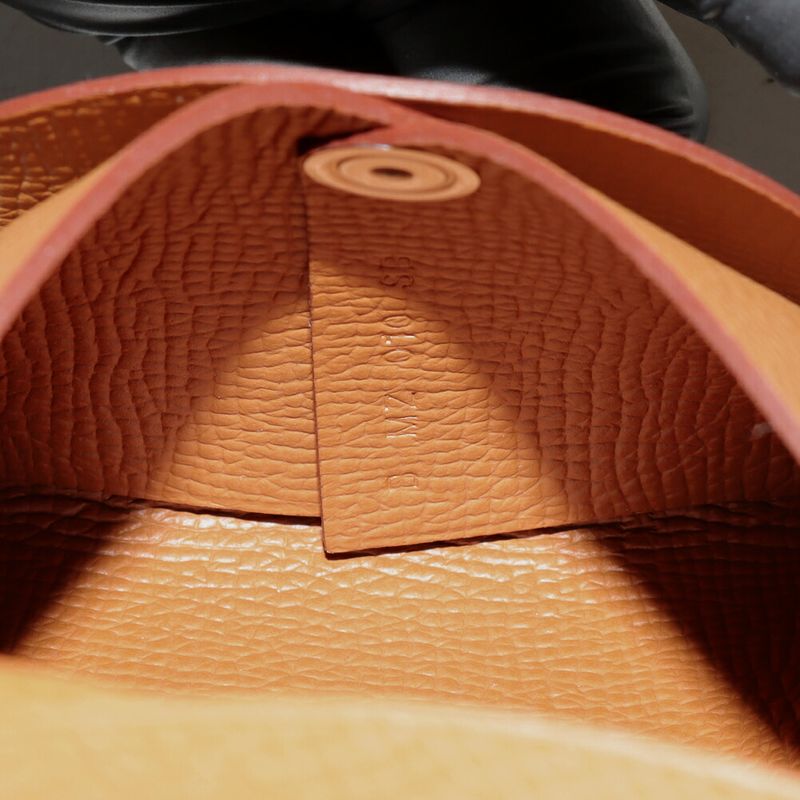 Hermes Card Case Bastia Epson Gold Silver Hardware