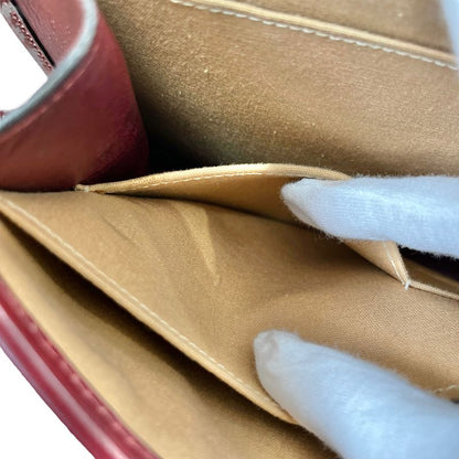 Hermes Shoulder Bag Toile Ashe Canvas Leather Beige