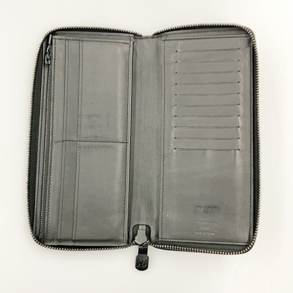 Louis Vuitton Monogram Shadow Zippy Wallet Vertical Round Zipper Long Wallet