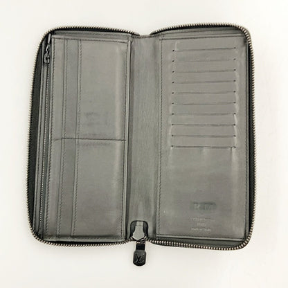 Louis Vuitton Monogram Shadow Zippy Wallet Vertical Round Zipper Long Wallet