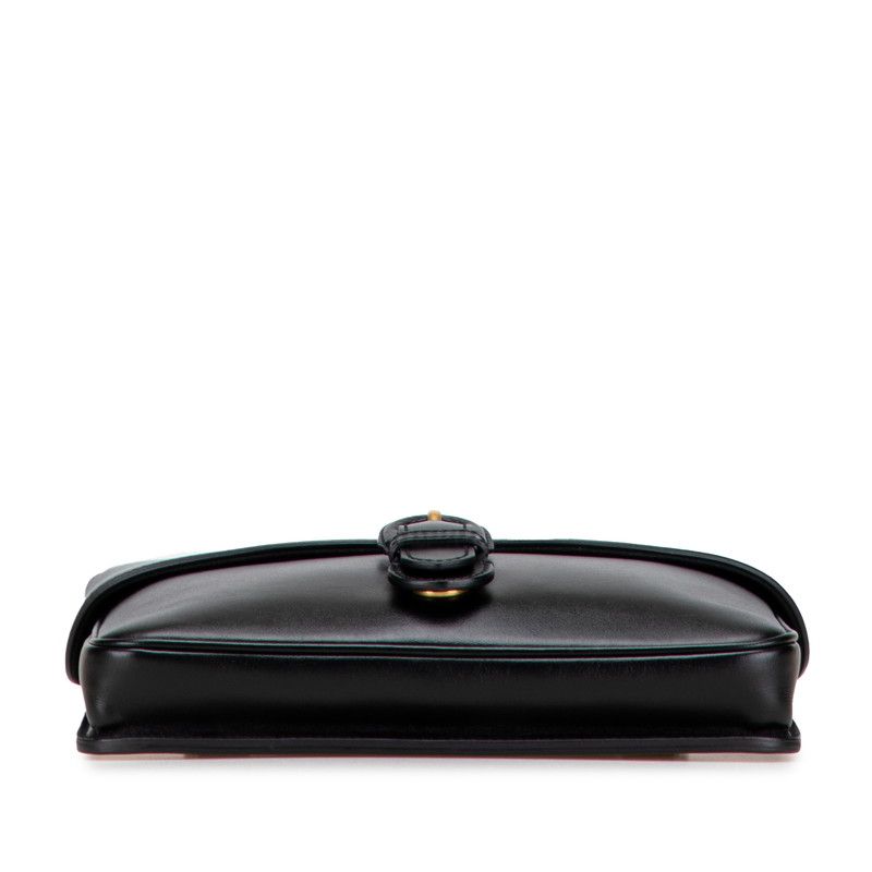 Gucci GG Marmont Crossbody Shoulder Bag 548114 Black Leather Women's Gucci