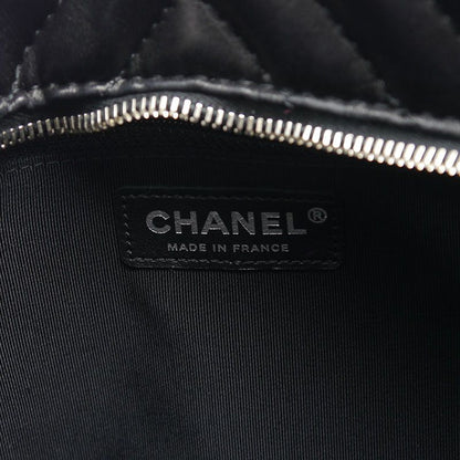 Chanel V Stitch Chain Tote Silver Hardware Tote Bag A4 Size