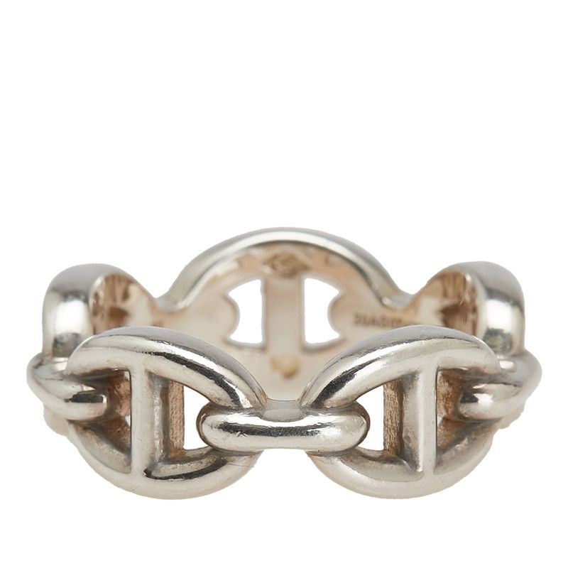 Hermes Chaîne D'angkle Ancienne Ring Ring #51 Sv925 Silver Ladies Hermes