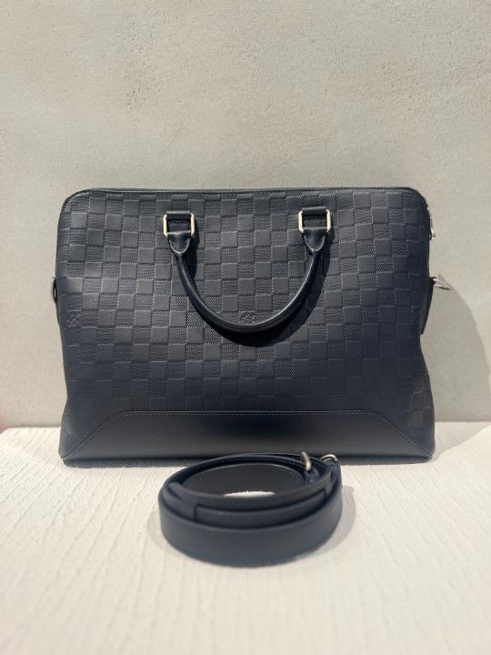 Louis Vuitton N41020 Damier Infini Avenue Briefcase Outla Navy Business Bag