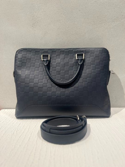 Louis Vuitton N41020 Damier Infini Avenue Briefcase Outla Navy Business Bag