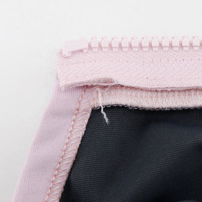 Chanel Pie Pink Zip Up Coco Mark P20775v12115 03P Nylon And Polyurethane