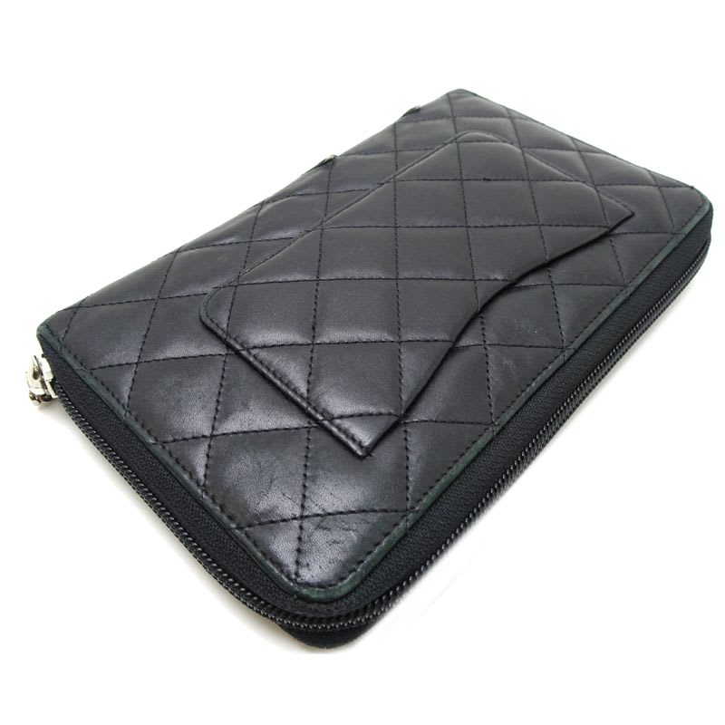 Chanel Long Black Wallet