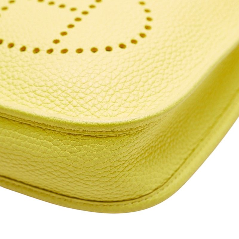Hermes Evelyn TPM Lime Silver Hardware Taurillon Clemence Ladies Hermes