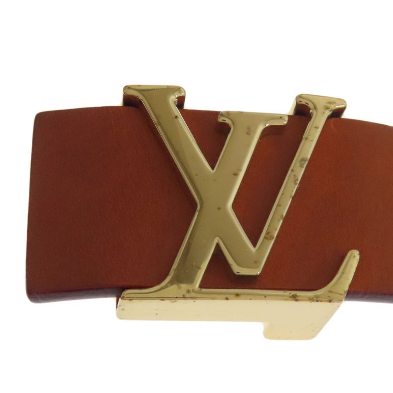 Louis Vuitton Saint Laurent LV Initials Belt Nomad Leather Men's