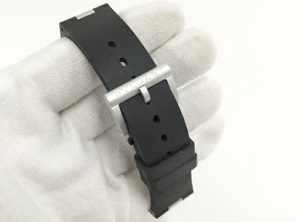 Bvlgari Aluminum Steve Aoki Limited Aluminum Automatic White Dial Rubber Black