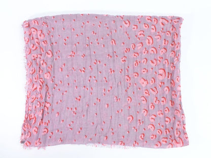 Authentic Louis Vuitton LV Leopard Large Shawl Cashmere Silk Grayish Pink