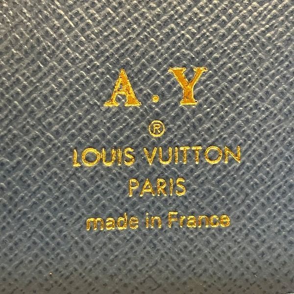 Louis Vuitton Monogram Portefeuille Zoë M63881 Blue Jean Trifold Wallet For