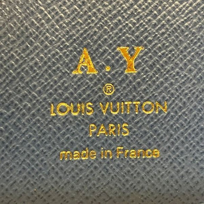 Louis Vuitton Monogram Portefeuille Zoë M63881 Blue Jean Trifold Wallet For