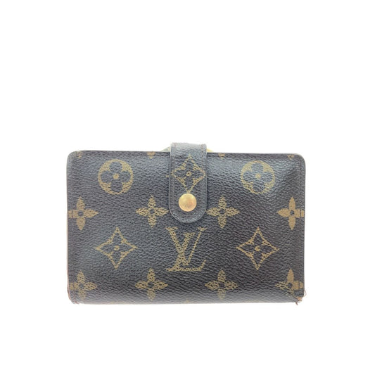 Louis Vuitton Women's Bifold Wallet Clasp Monogram Portomone Bier Viennois