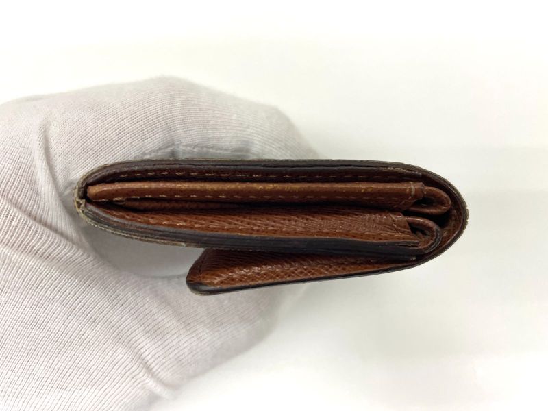 Louis Vuitton Monogram Porte Monet Pla Coin Case M61930 Brown Made In France