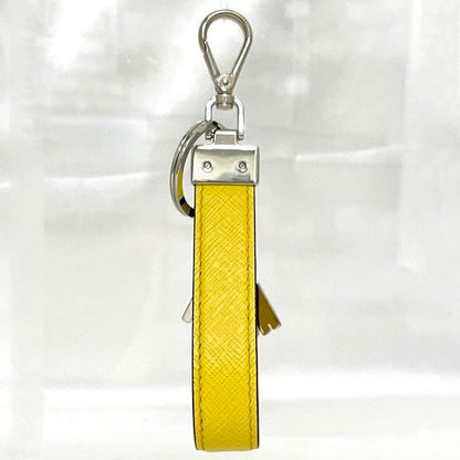 Prada Key Holder Yellow SOLE F0377 2pp040 Never Used