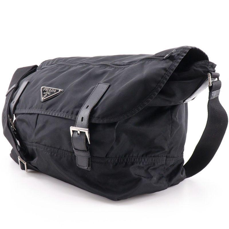 Prada Nylon NERO Black Unisex Shoulder Bag