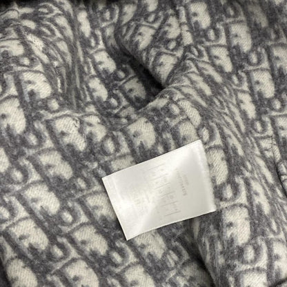 Dior/christian Dior Coat Size USA 2 Ladies - 110m32a1375 Grey Long Sleeves/winte