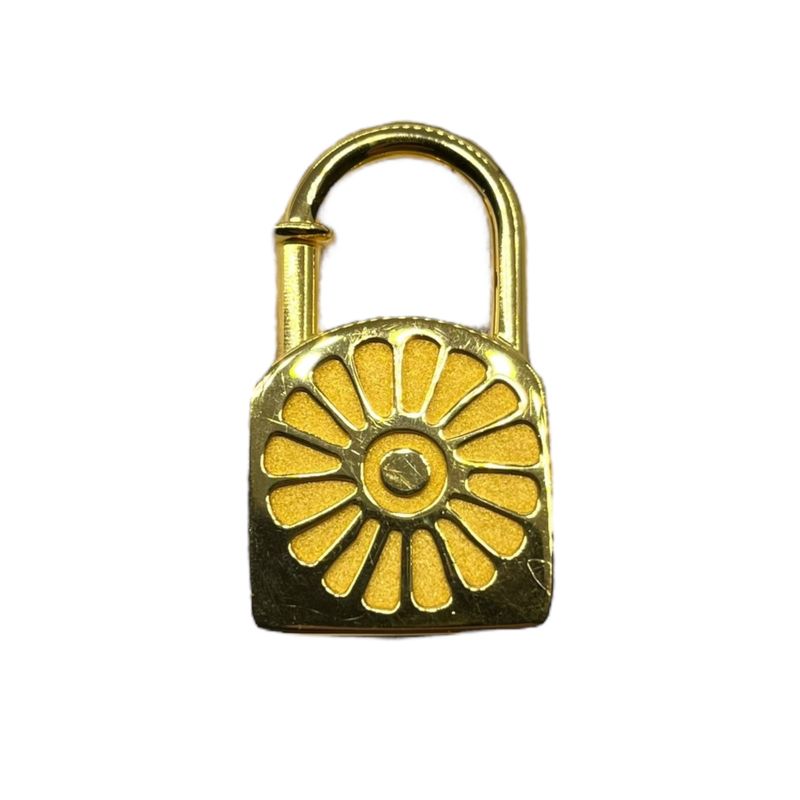 Hermes 1994 Limited Edition Sunflower Cadena Charm Sunflower Sunflower Cadena