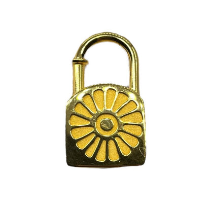 Hermes 1994 Limited Edition Sunflower Cadena Charm Sunflower Sunflower Cadena