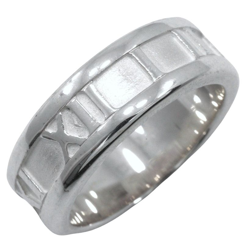 [tiffany & Co] Tiffany & Co Atlas Silver 925 Size 7.5 Ladies 5.5g Ring