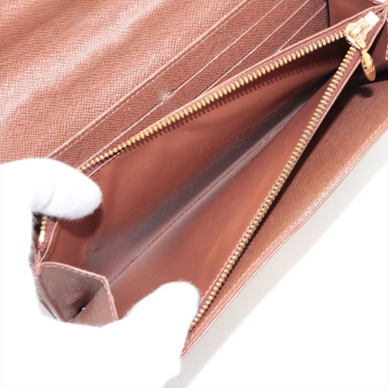 Louis Vuitton Portefeuille Sarah Monogram Etoile Long Wallet Long M66556 Brown