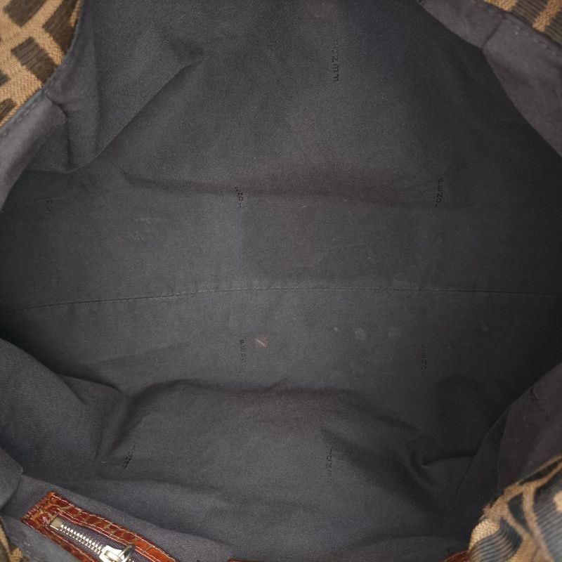 Fendi Zucca Print Brown And Multicolor Canvas 8bh1862373-8bh186-zy4-089