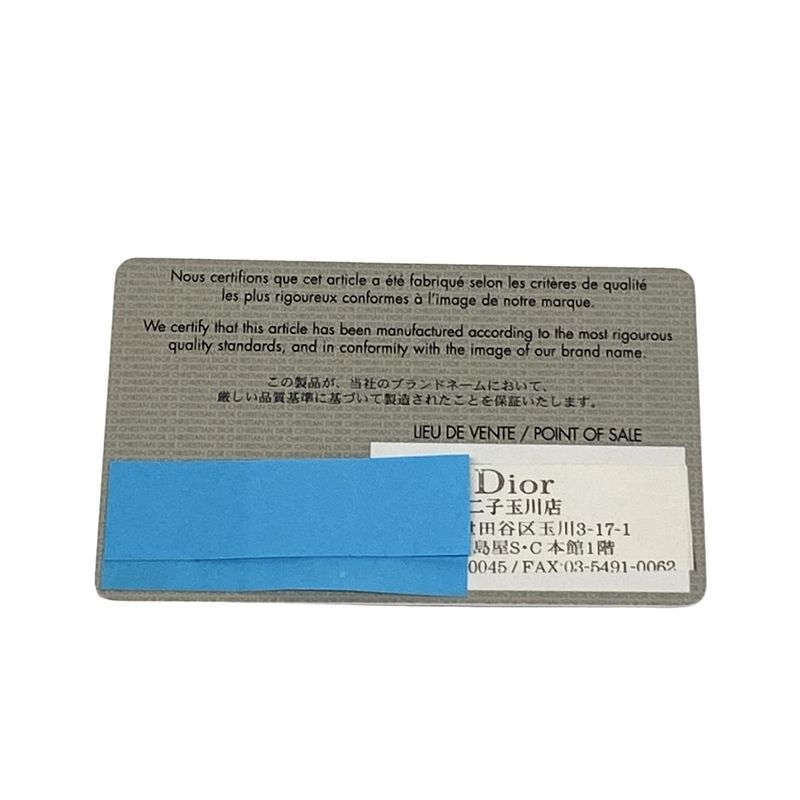 Dior/christian Dior Handbag Canage Stitch Pink Lame Leather