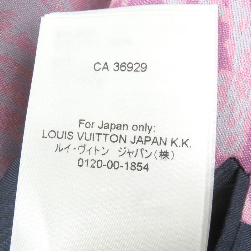 Louis Vuitton 22SS LV Landscape Lined Silk Blend Amen Break Peaked Lapel