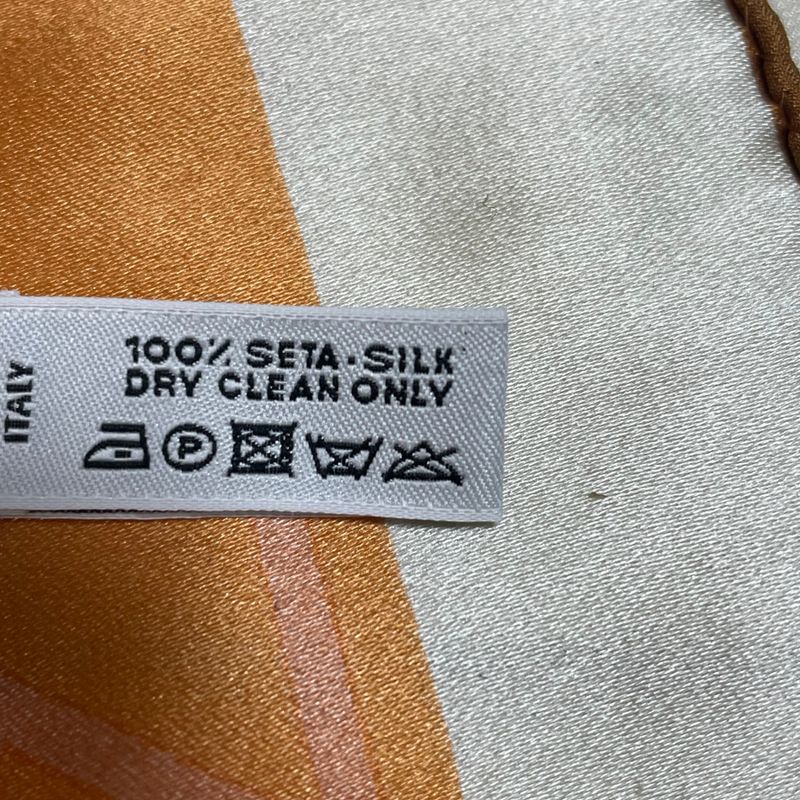 Louis Vuitton Damier Scarf 100% Silk Orange