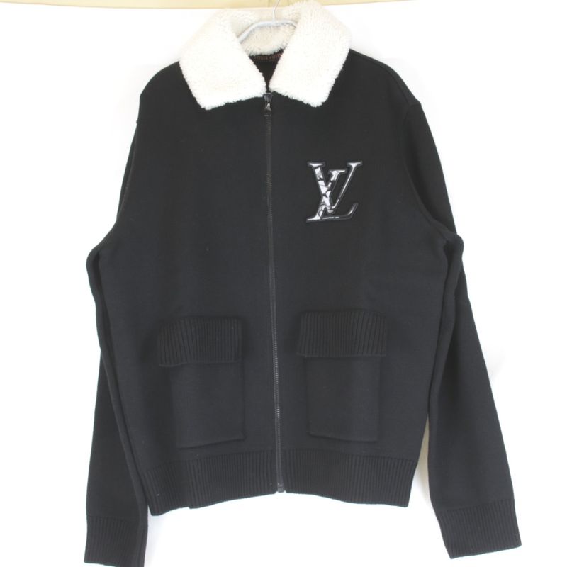 Louis Vuitton Shearling Collar Blouson Rm241m ZLL Hqn10w Blouson Wool