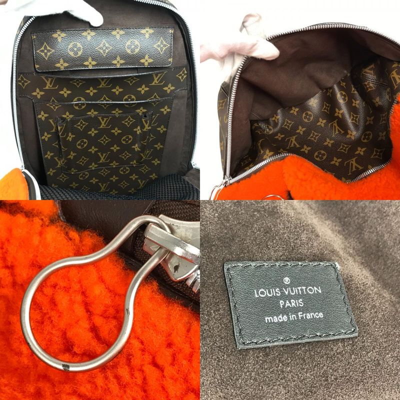 Louis Vuitton Backpack Sac Celebrating Backpack M40277 Fur Orange