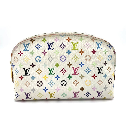 Louis Vuitton Multicolor Cosmetic Vanity Makeup Pochette Pouch Bag Y2K