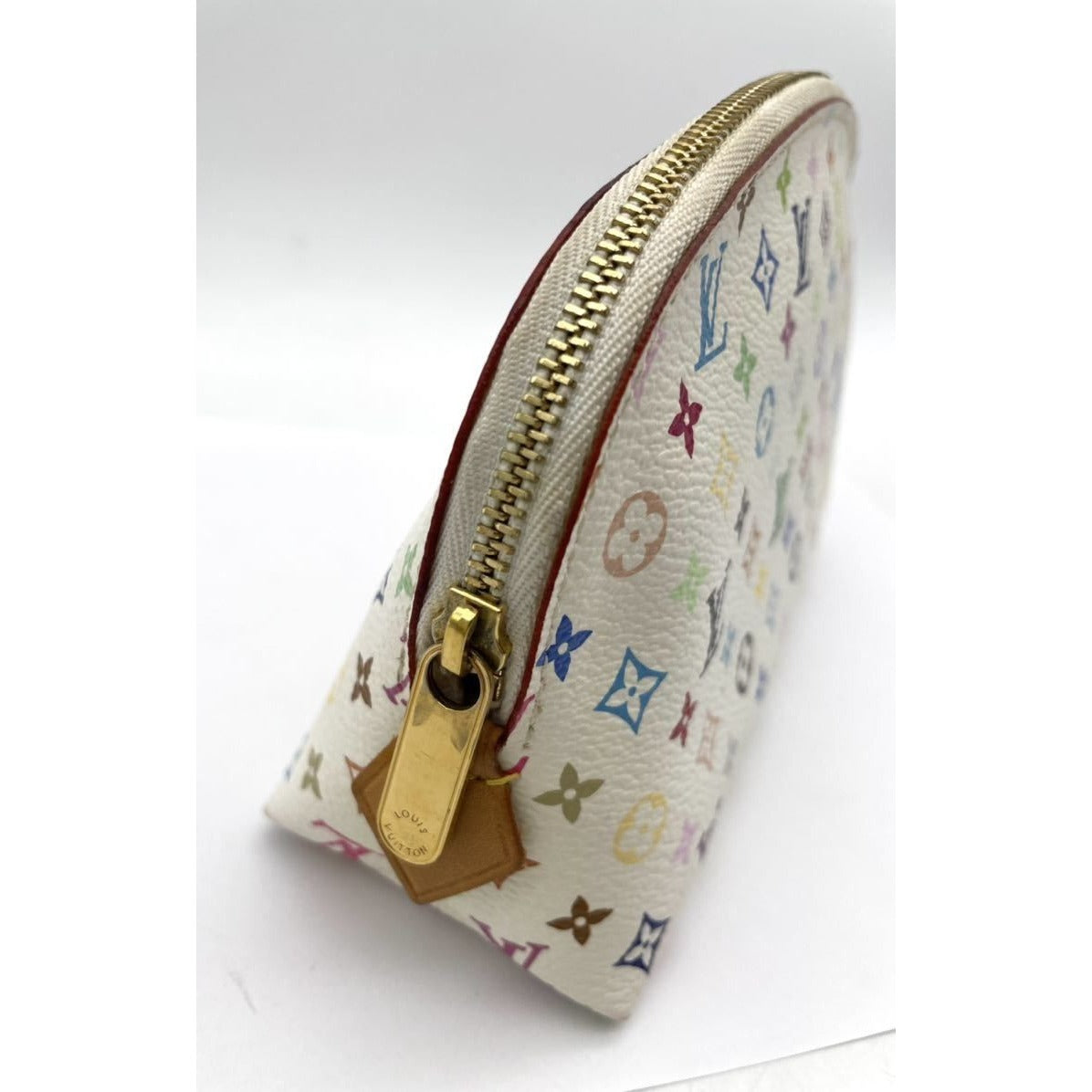 Louis Vuitton Multicolor Cosmetic Vanity Makeup Pochette Pouch Bag Y2K