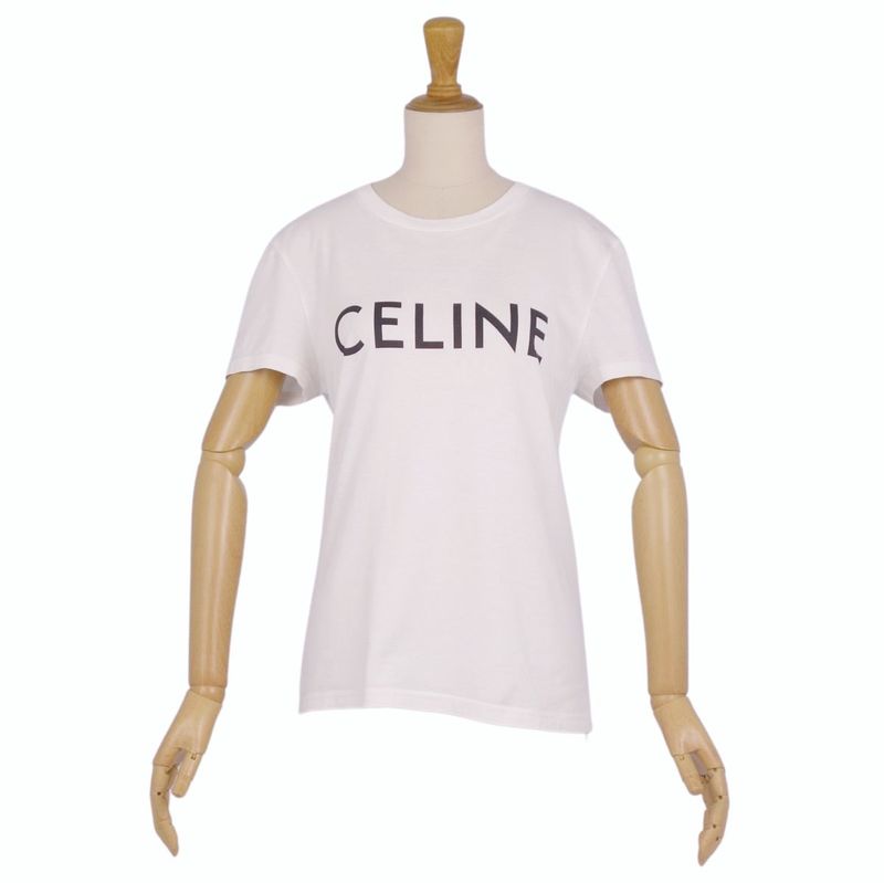 Celine T-shirt Cut And Sewn Short Sleeves Short Sleeves Logo