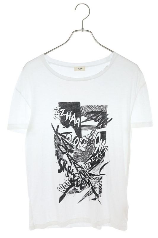Celine By Edith Liman 19SS 2x008381e Graphic Print T-shirt Men's XS