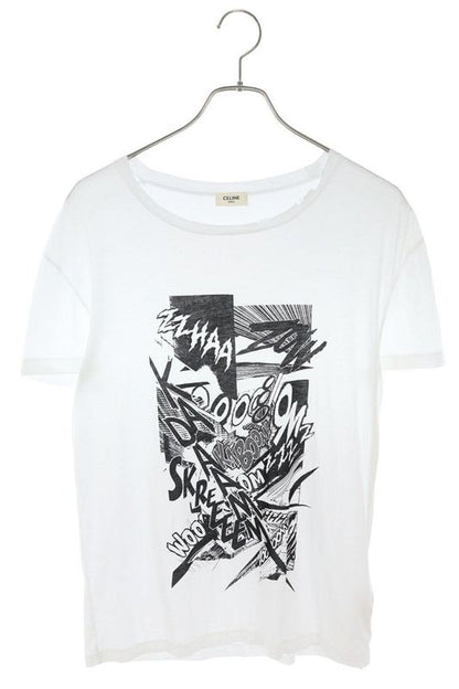 Celine By Edith Liman 19SS 2x008381e Graphic Print T-shirt Men's XS
