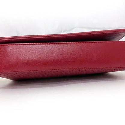 Saint Laurent Semi Shoulder Bag Red Chain