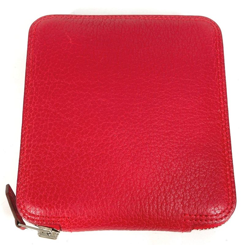 Hermes Shoulder Bag Silky Pop Leather Red