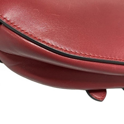 Dior/christian Dior Handbag Saddle Bag Red Leather