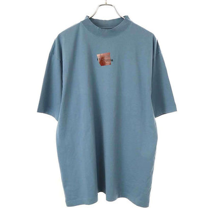 Balenciaga 25ss Medium Fit T-Shirt Taping Logo T-Shirt 764235 Tsvg2 Blue S