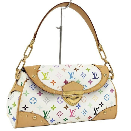Louis Vuitton Beverly MM Handbag Monogram Multicolor Bronze M40203