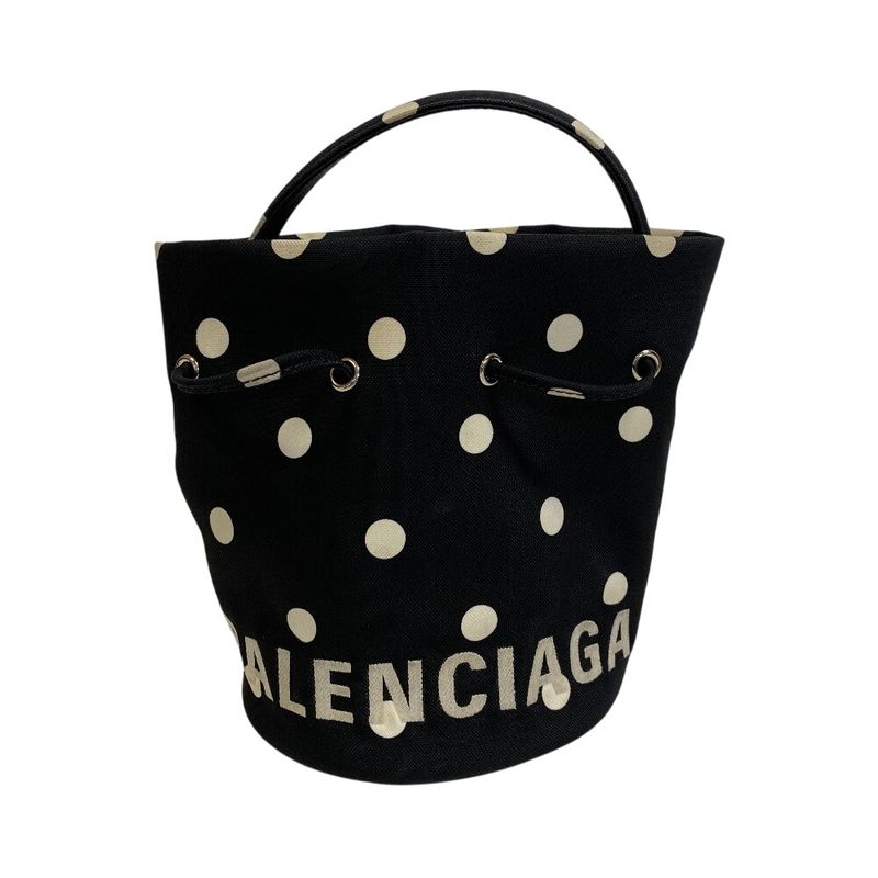 Balenciaga Wheels XS 2WAY Bag Drawstring Bucket Shoulder Bag Oblique Shoulder