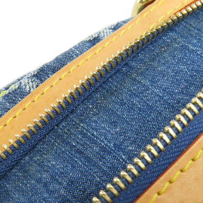 Louis Vuitton M95018 Flat Shopper Tote Bag Monogram Denim Women