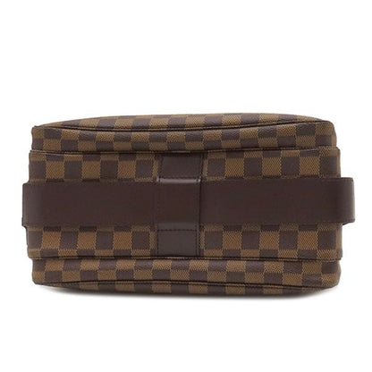 Louis Vuitton Shoulder Bag Naviglio Damier Ebene Canvas Damier Gold Hardware