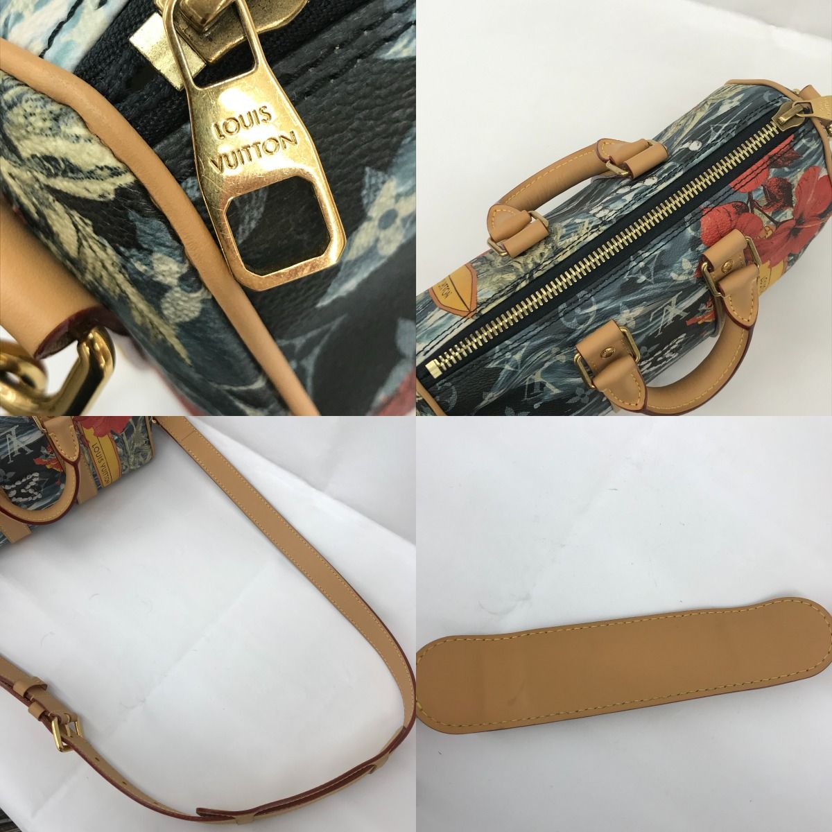 Louis Vuitton Keepall Bandouliere 25 Surfing Monogram M25440 Navy Blue